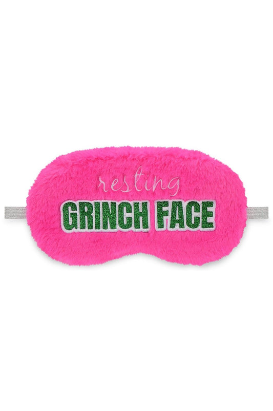 Resting Grinch Face Eye Mask Tea for Three: A Children's Boutique