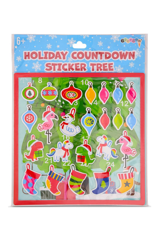 Holiday Countdown Sticker Tree Tea for Three: A Children's Boutique