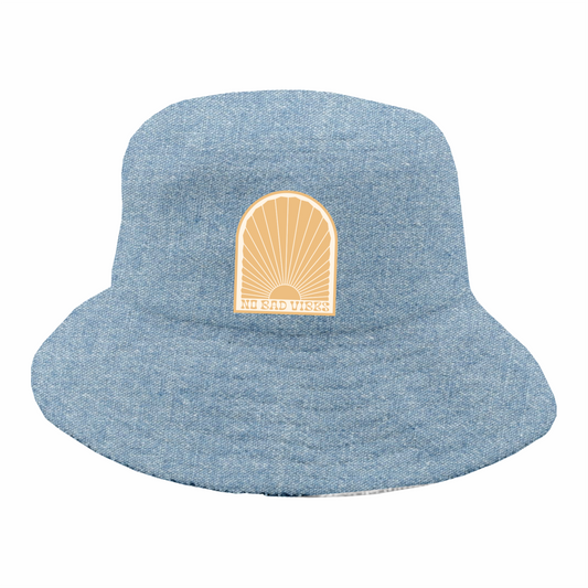 No Bad Vibes Bucket Hat Tea for Three: A Children's Boutique