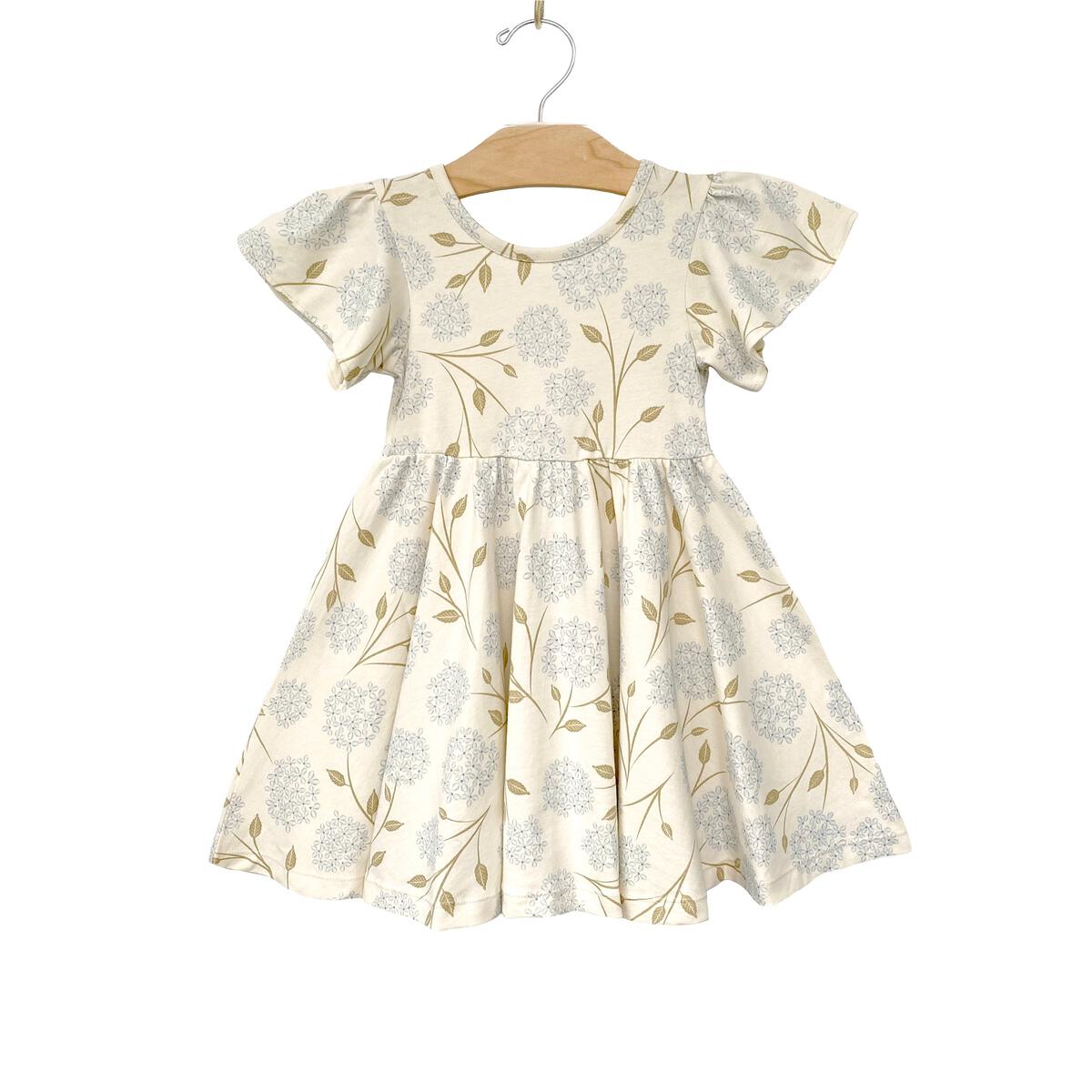 Hydrangea Flowy Sleeve Twirl Dress Tea for Three: A Children's Boutique