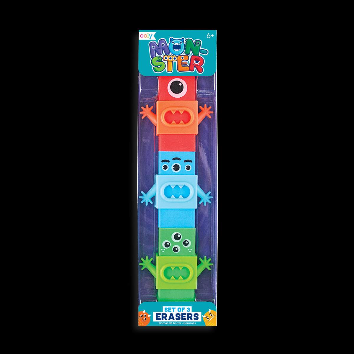 Monster Erasers - Set of 3 TheT43Shop