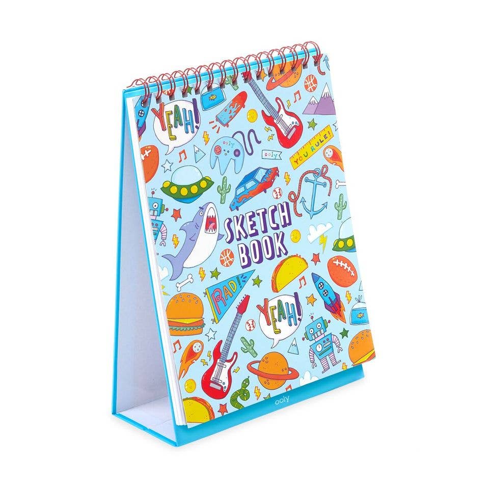 Standing Sketchbook: Awesome Doodles Tea for Three: A Children's Boutique