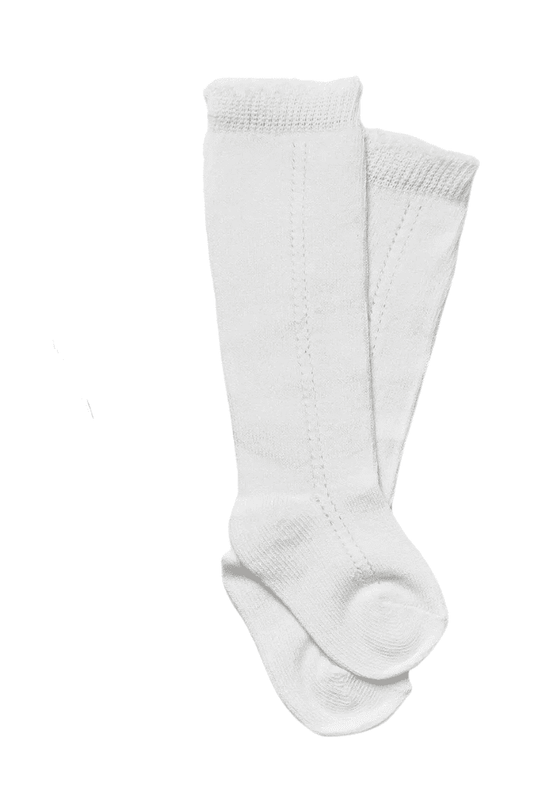 Ryleigh Knee High Socks - White Tea for Three: A Children's Boutique