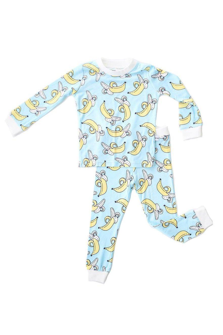 Bananas Two-Piece Toddler/Kids Bamboo Viscose Pajama Set - Tea for Three: A Children's Boutique-New Arrivals-TheT43Shop