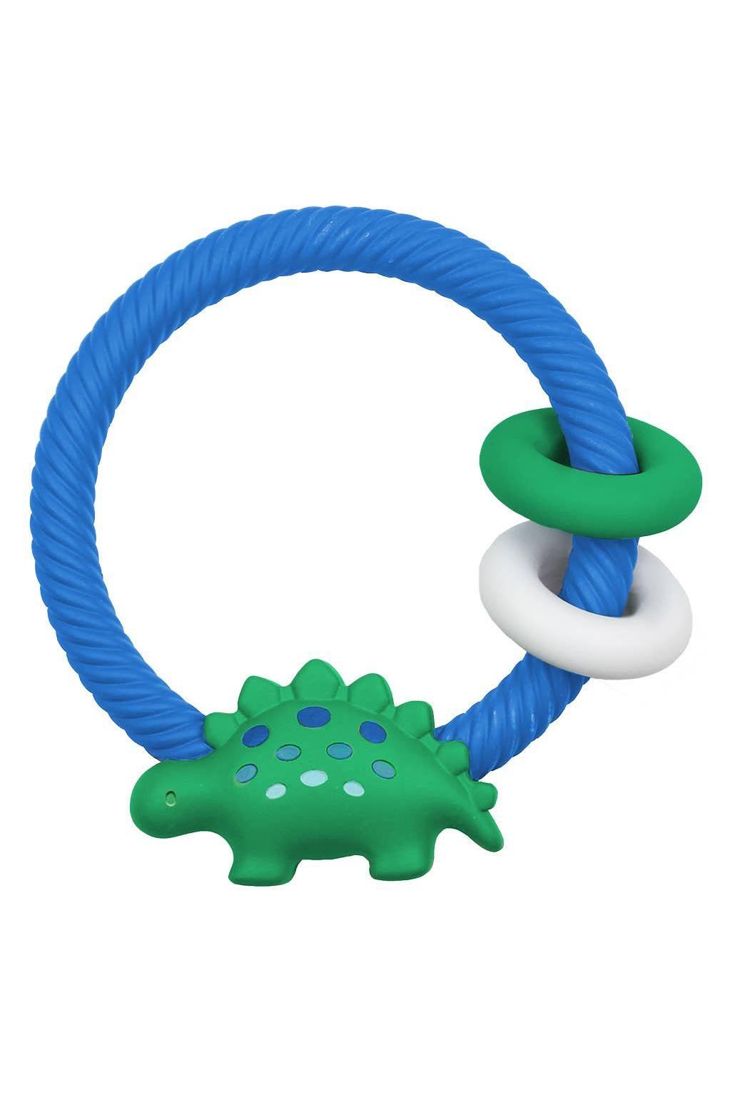Dino Rattle Teether! - Tea for Three: A Children's Boutique-New Arrivals-Tea for Three: A Children's Boutique
