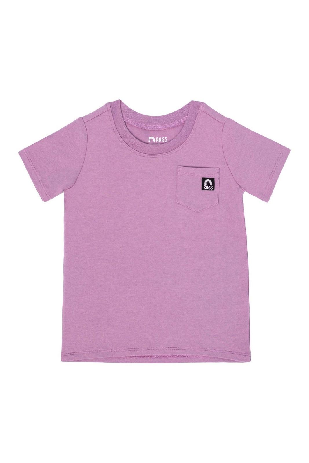Essentials Short Sleeve Chest Pocket Rounded Tee - 'Lavender' - Tea for Three: A Children's Boutique-New Arrivals-TheT43Shop