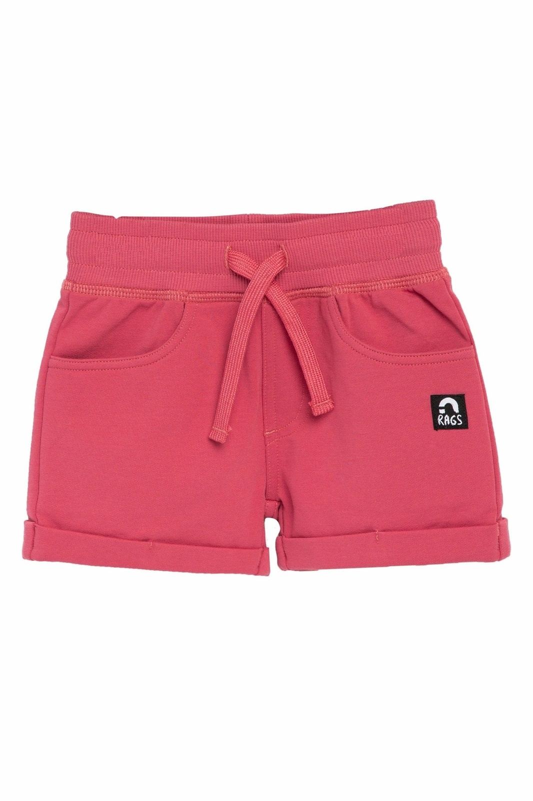 Essentials Shorts with Rolled Hem - 'Slate Rose' - Tea for Three: A Children's Boutique-New Arrivals-Tea for Three: A Children's Boutique