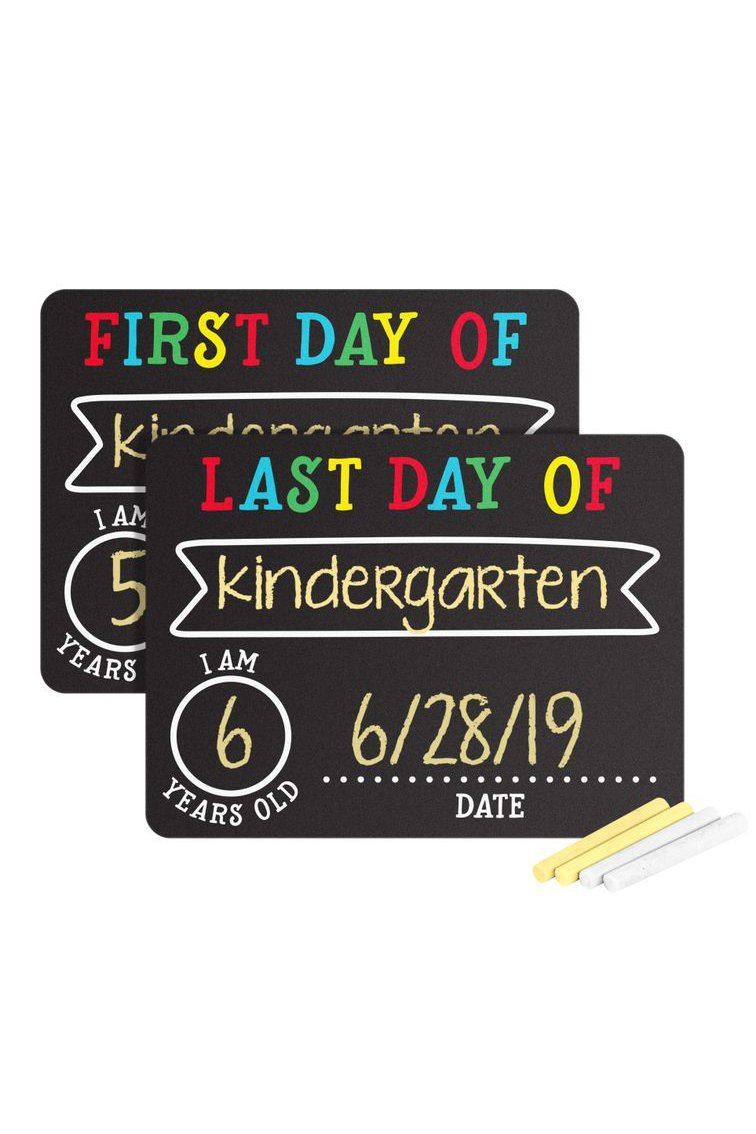 First and Last Day of School Photo Sharing Chalkboard Sign Set - Tea for Three: A Children's Boutique-New Arrivals-TheT43Shop