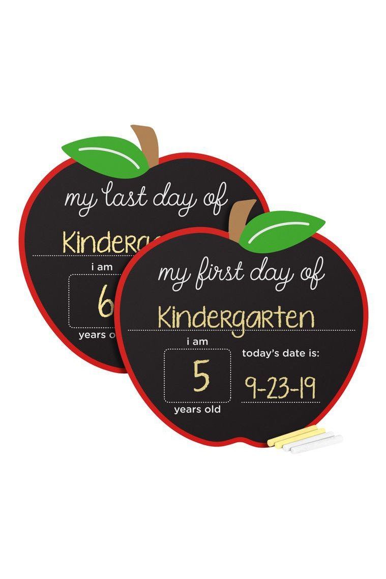 First and Last Day of School Reversible Apple Chalkboard Sign - Tea for Three: A Children's Boutique-New Arrivals-TheT43Shop