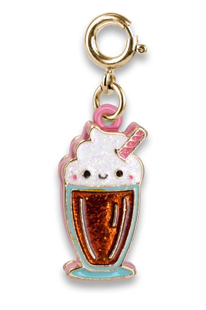 Gold Root Beer Float Charm - Tea for Three: A Children's Boutique-New Arrivals-TheT43Shop