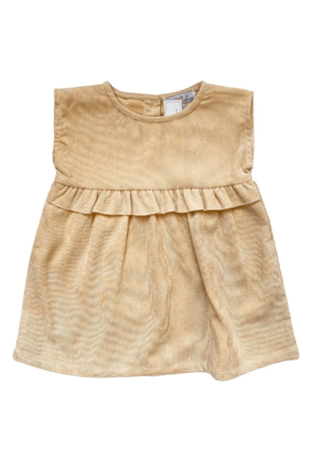 Hanna Ruffle Front Sleeveless Shorty Dress - Tea for Three: A Children's Boutique-New Arrivals-TheT43Shop