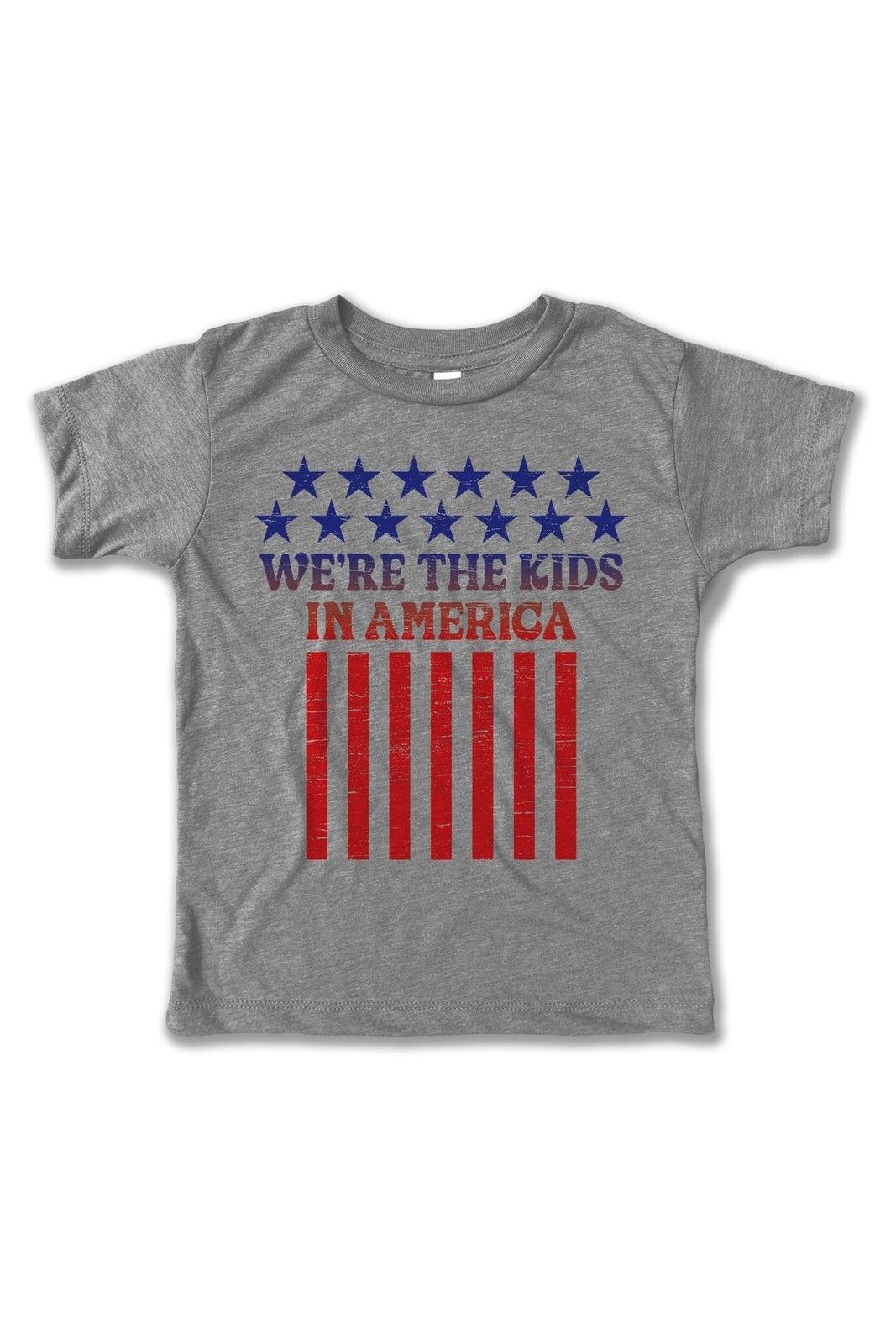 Kids In America Tee - Tea for Three: A Children's Boutique-New Arrivals-TheT43Shop