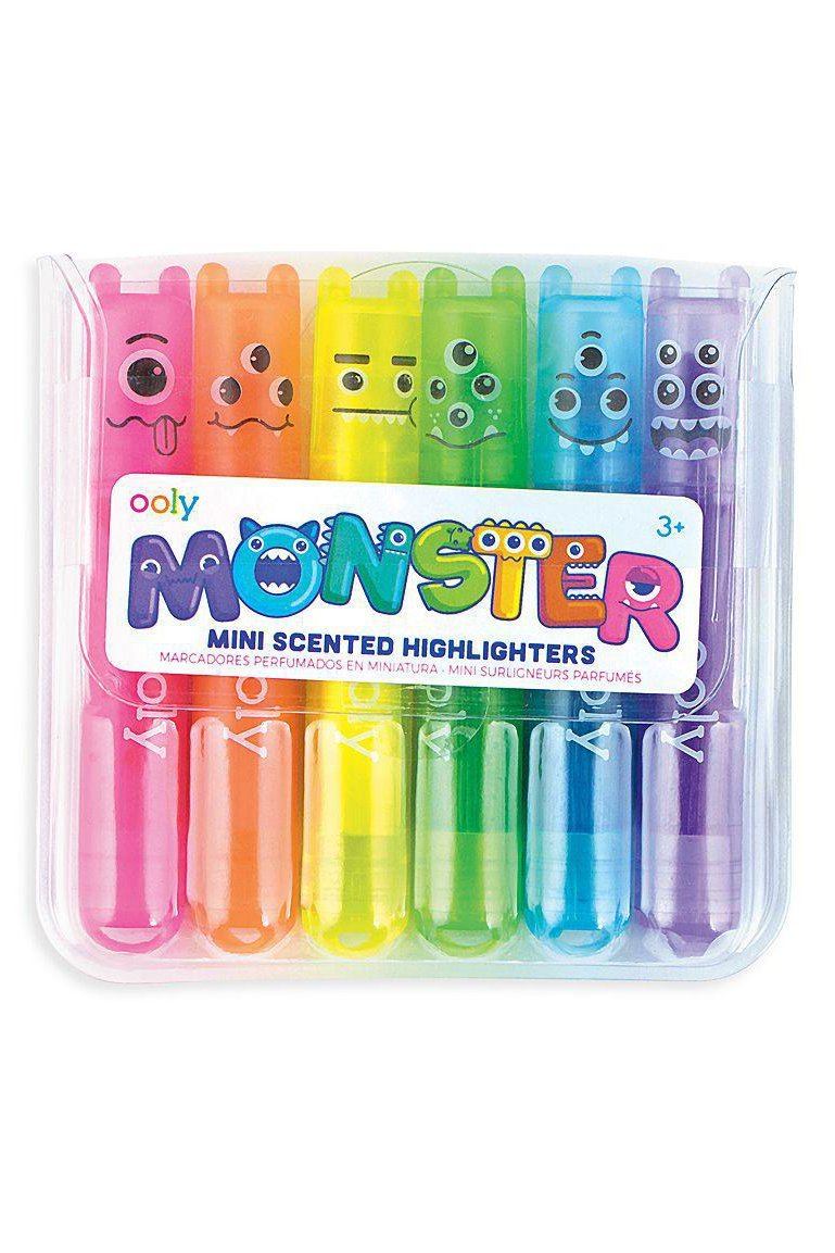Mini Monsters Scented Markers - Set of 6 - Tea for Three: A Children's Boutique-New Arrivals-TheT43Shop