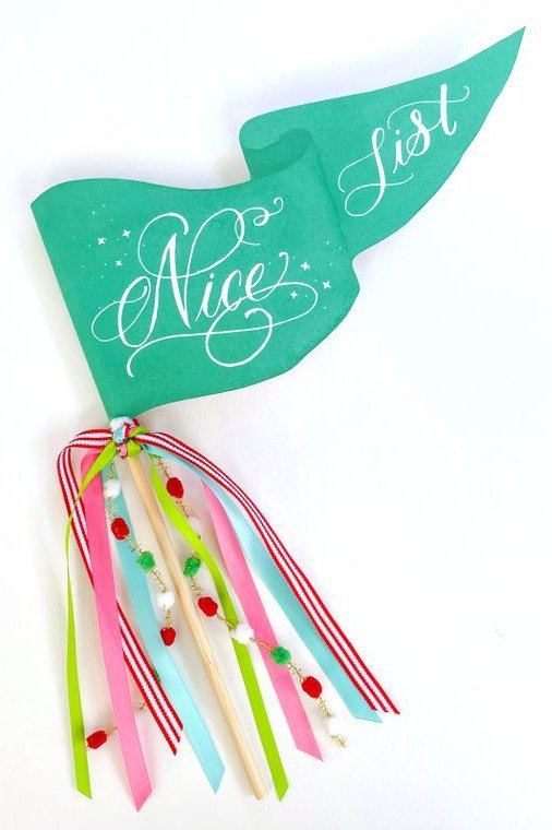 Nice List Party Pennant - Tea for Three: A Children's Boutique-New Arrivals-TheT43Shop