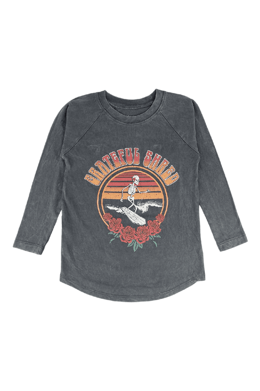 'Grateful Shred' Long Sleeve Tee Tea for Three: A Children's Boutique