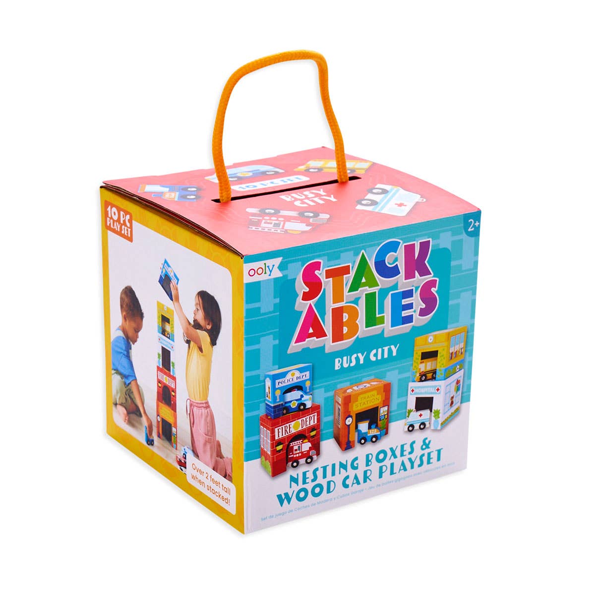 Stackables Nested Cardboard Toys & Cars Set : Busy City Tea for Three: A Children's Boutique