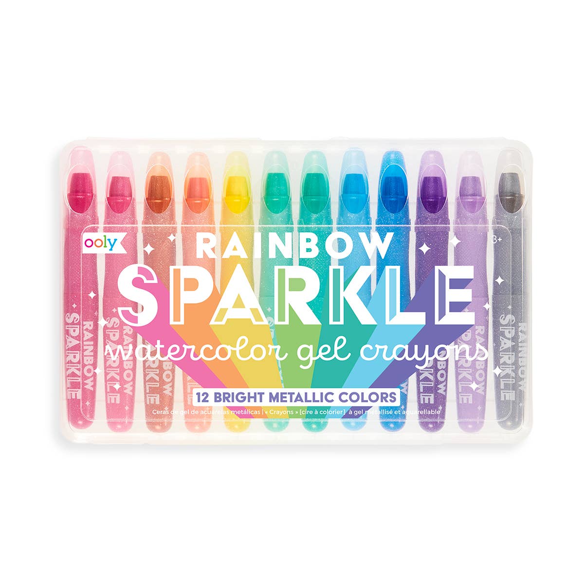 Rainbow Sparkle Metallic Gel Crayons Tea for Three: A Children's Boutique
