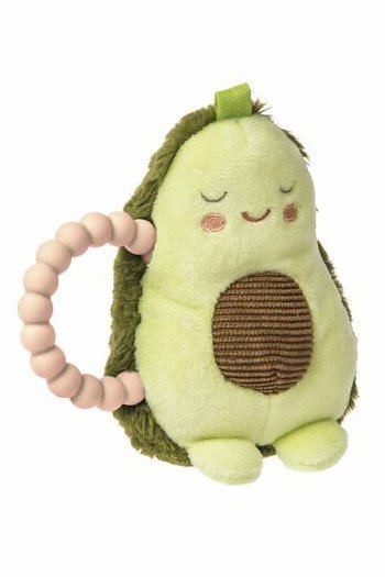 Yummy Avocado Teether Rattle –- 6" Tea for Three: A Children's Boutique
