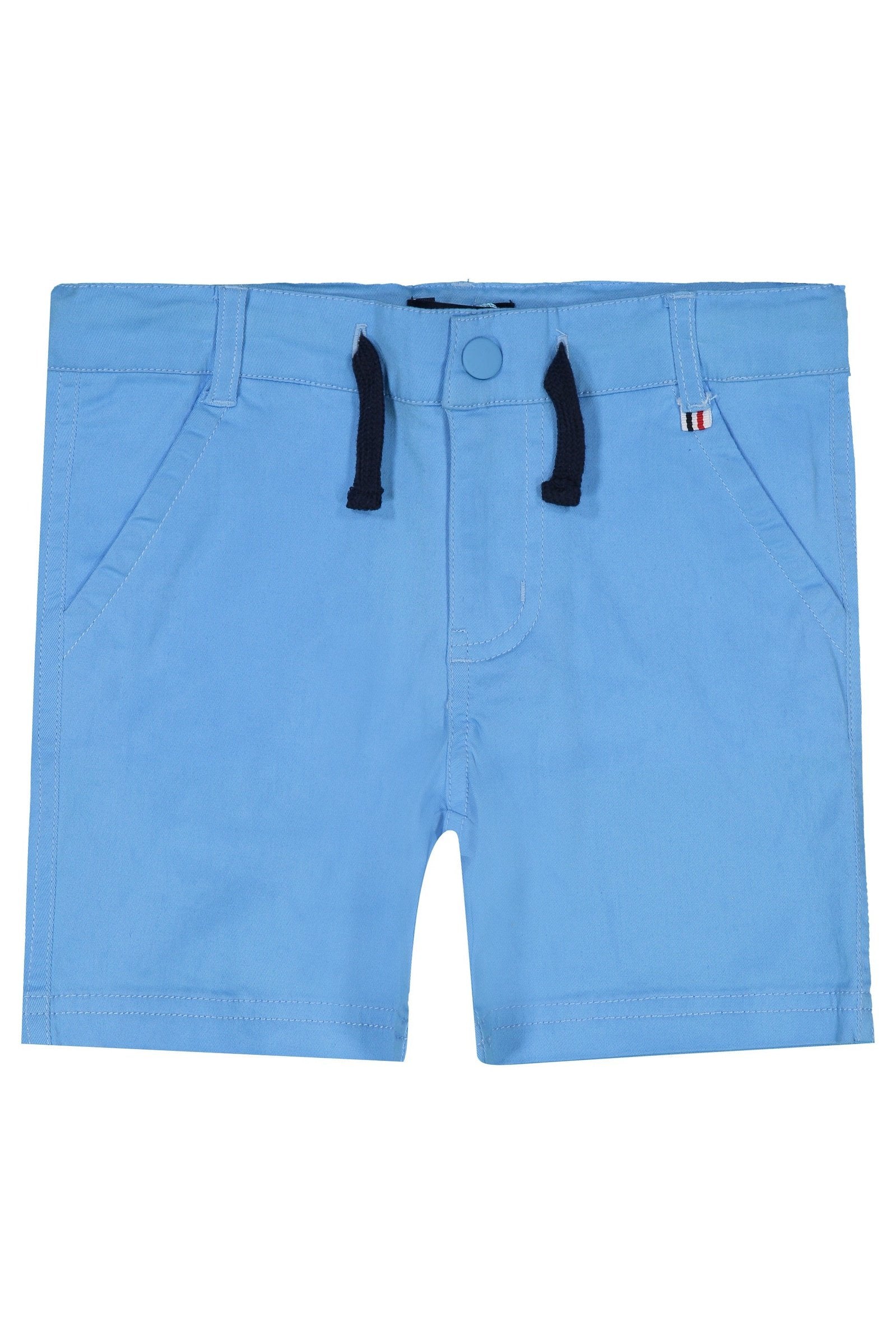Ice Blue Twill Shorts Tea for Three: A Children's Boutique