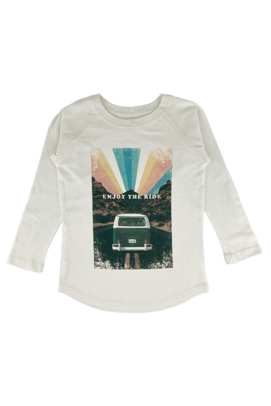 'Enjoy the Ride' Long Sleeve Tee Tea for Three: A Children's Boutique