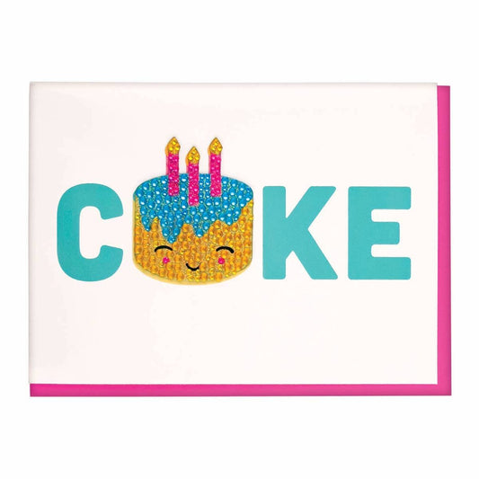Cake Rhinestone Decal Card Tea for Three: A Children's Boutique