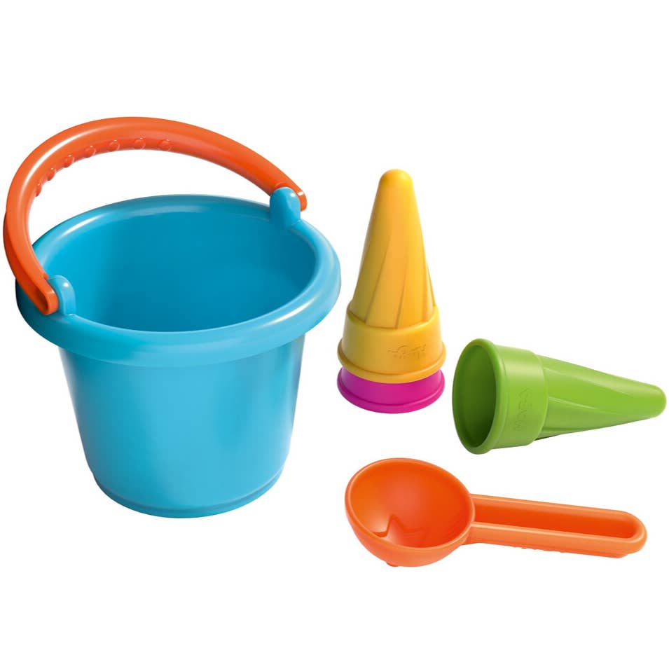 Sand Toys Set Infant Bucket and Ice Cream Cones Tea for Three: A Children's Boutique
