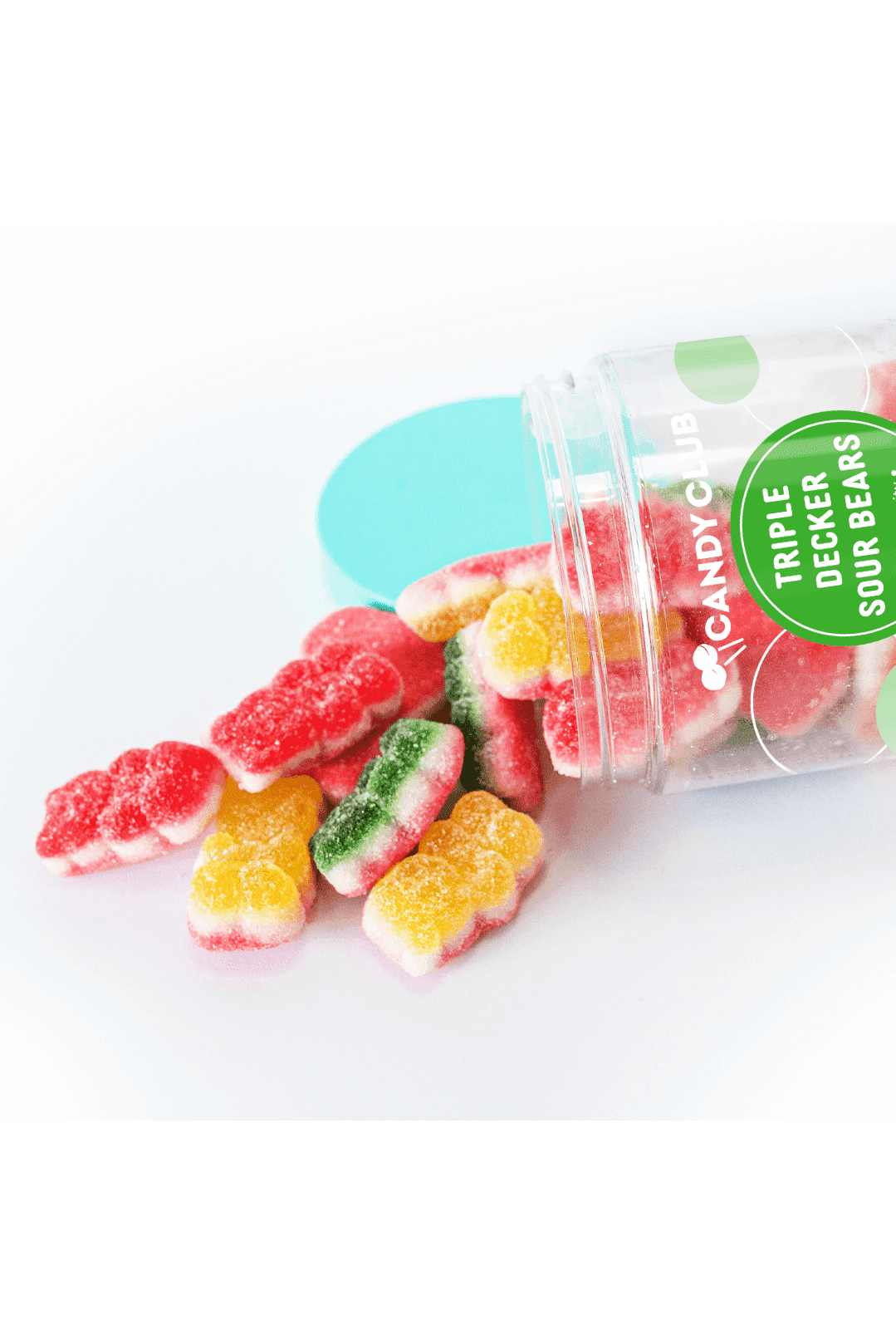 Triple-Decker Candy Sour Gummy Bears Tea for Three: A Children's Boutique