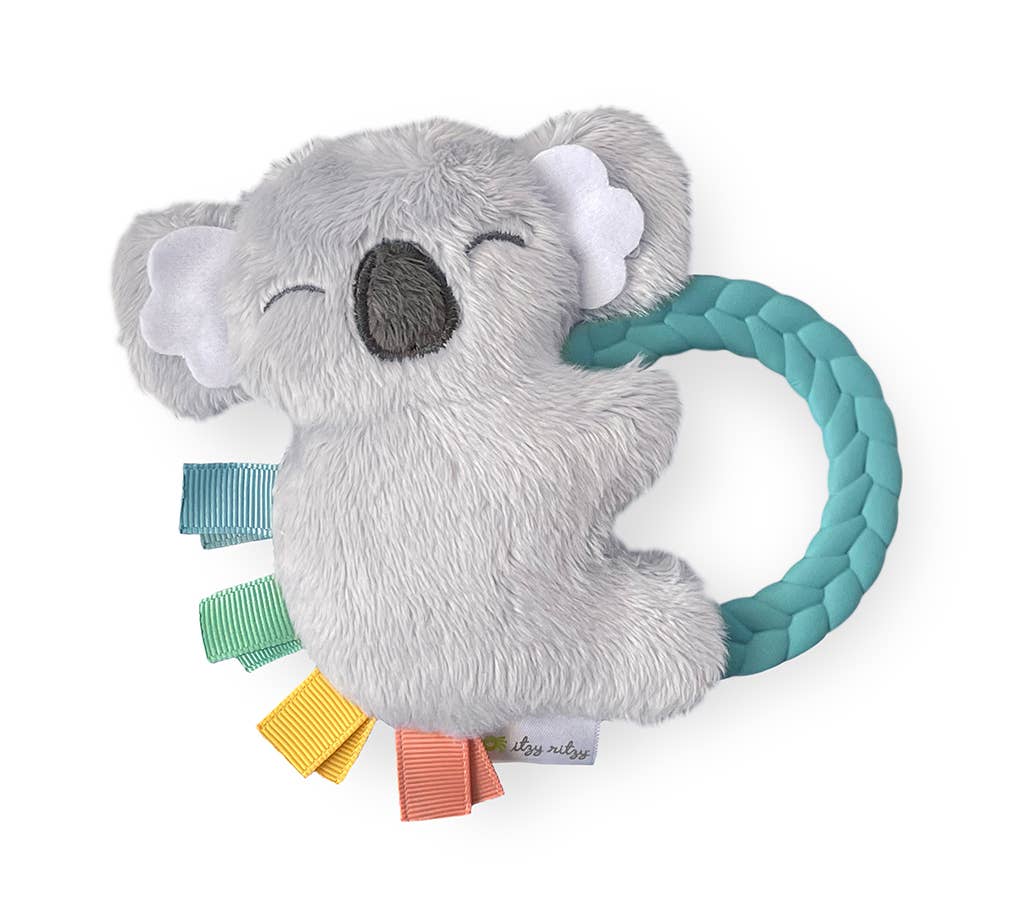 Koala Plush Rattle Pal with Teether Tea for Three: A Children's Boutique