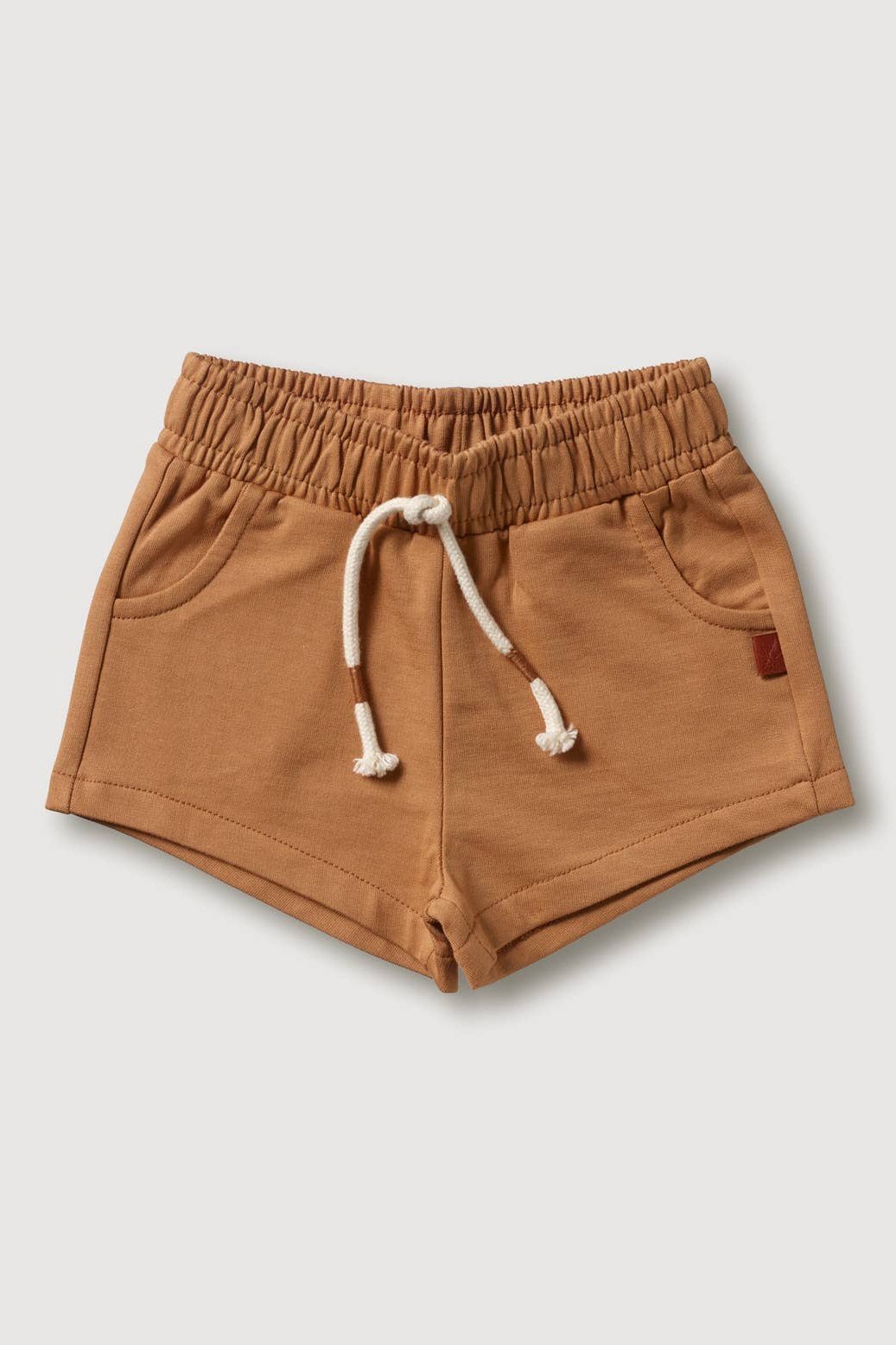 Willow Organic Shorts - Fawn Tea for Three: A Children's Boutique