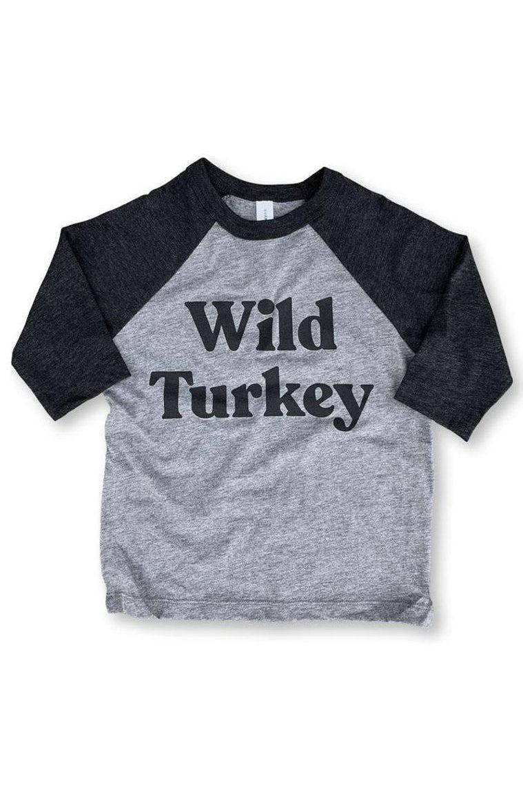 Wild Turkey Baseball Tee - Tea for Three: A Children's Boutique-New Arrivals-TheT43Shop
