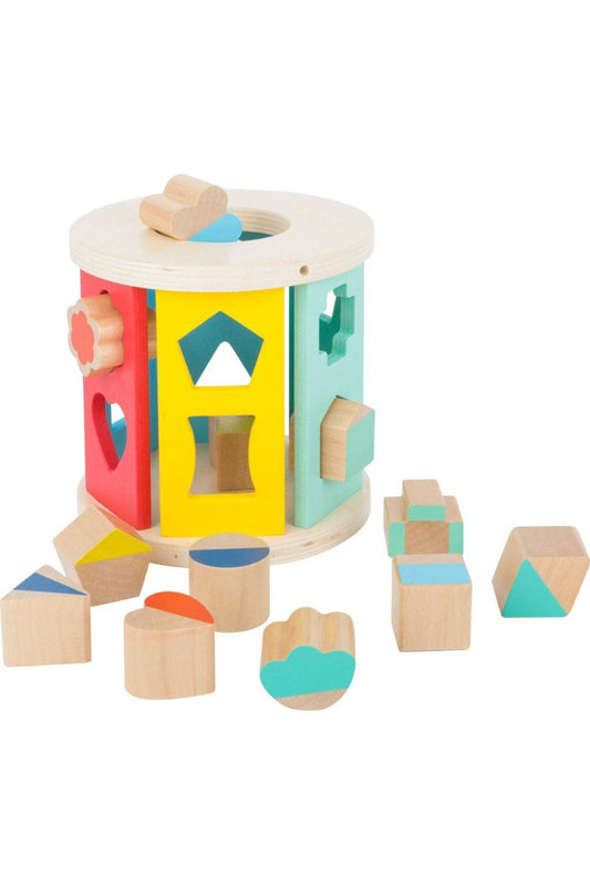 Wooden Rolling Shape-sorting Cube - Tea for Three: A Children's Boutique-New Arrivals-TheT43Shop